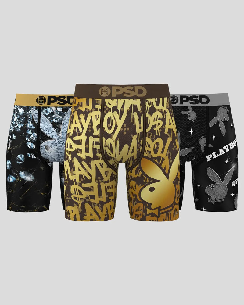 Unterhose "Playboy Lux" I 3er Pack