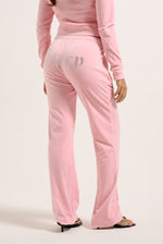 Pant "Tina" I juicy pink mit Strasssteinchen