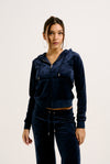 Hoodie "Madison Monogram" I night sky