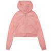 Hoodie "Madison" I juicy pink mit Strasssteinchen