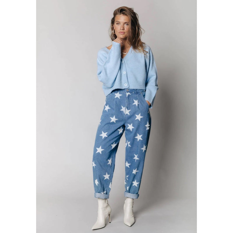 Hose "Star" I blue denim